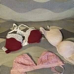 Aerie and Mudd bras 32B medium lot of 3